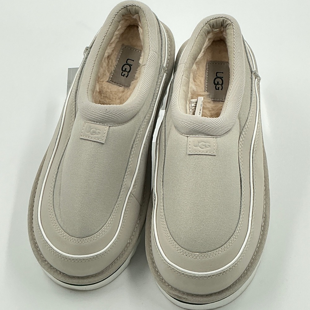 UGG Mens Size 9 Tasman Hybrid Slipper Sneakers SLIP ON Taupe NEW Cali Wave $137 - Picture 6 of 13